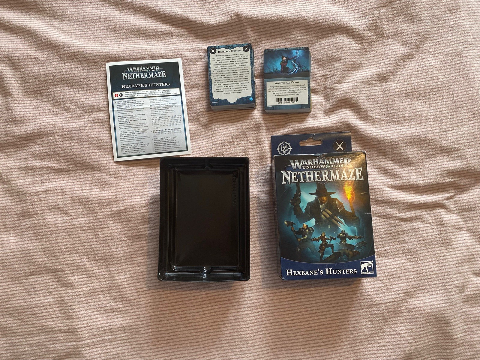 Hexbane’s Hunters Nethermaze CARDS & BOX ONLY Warhammer Underworlds GW AD55