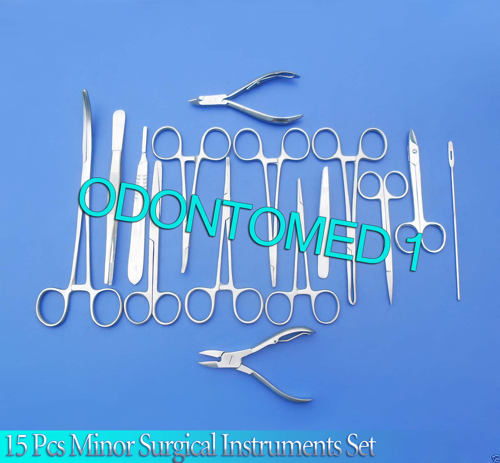 MINOR SURGICAL INSTRUMENT 15 PIECE TOOL SET DS-762