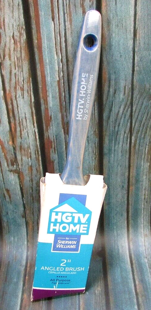 HTF HGTV Home Sherwin Williams 2 inch Polyester Angle All Purpose Paint Brush