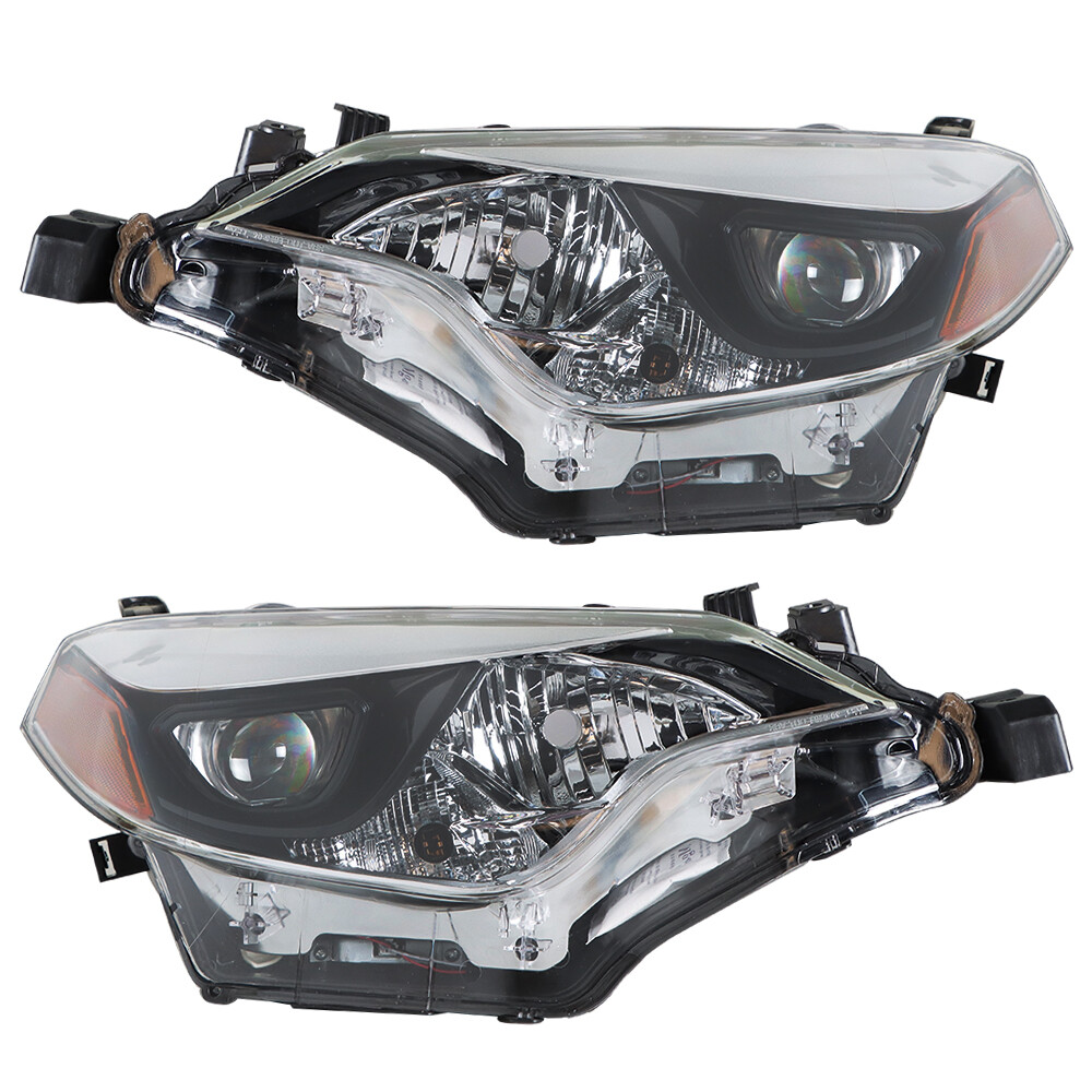 LED Headlight Assembly for 2014 2015 2016 Toyota Corolla Left Right 2pc Pair Set