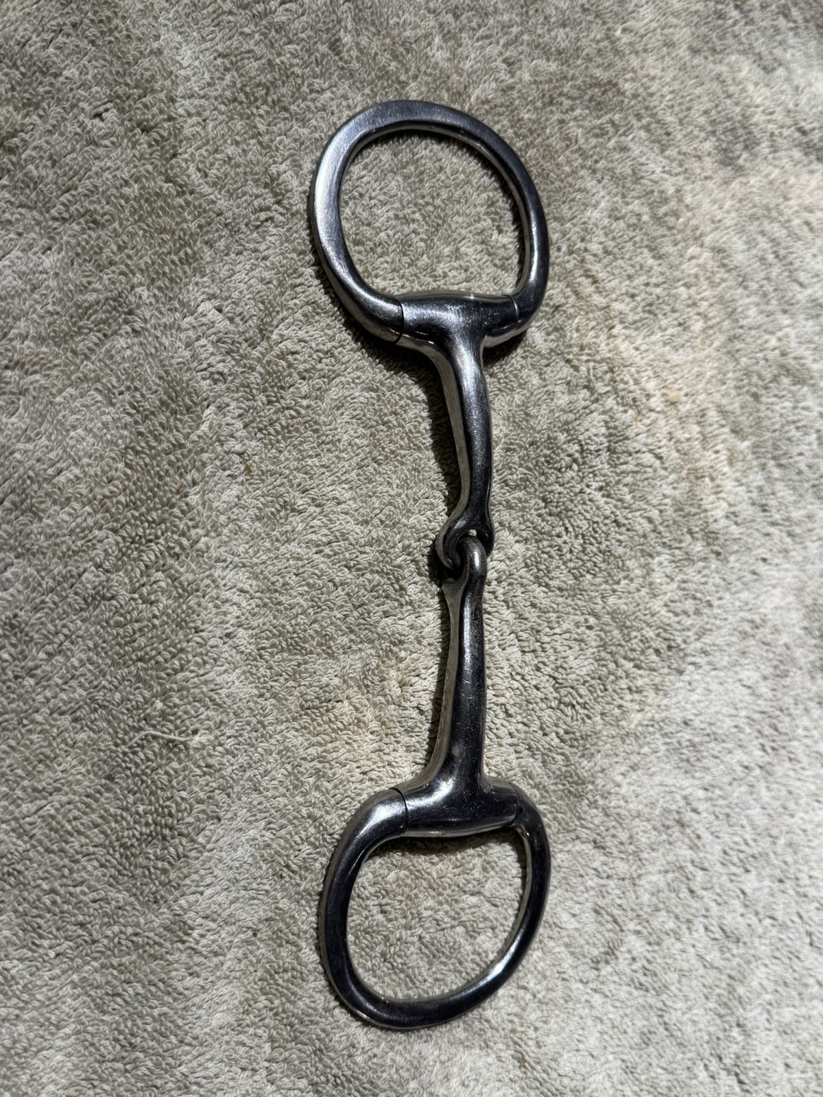 Korsteel Stainless Steel Jointed Eggbutt Snaffle