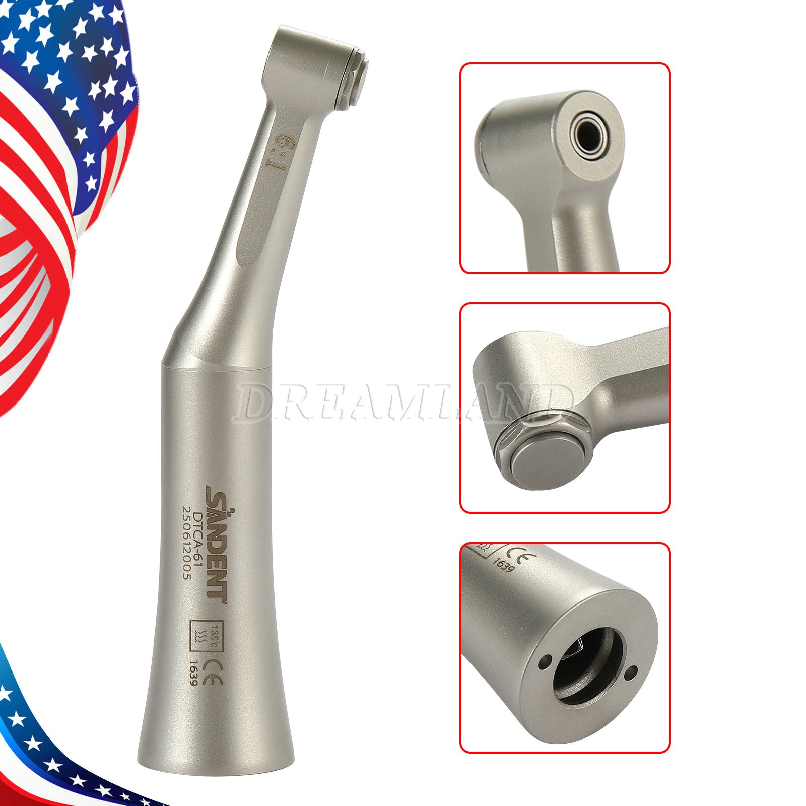 Dental 6:1 Reduction Endo Contra Angle Handpiece/ Engine Niti Files 25mm E2