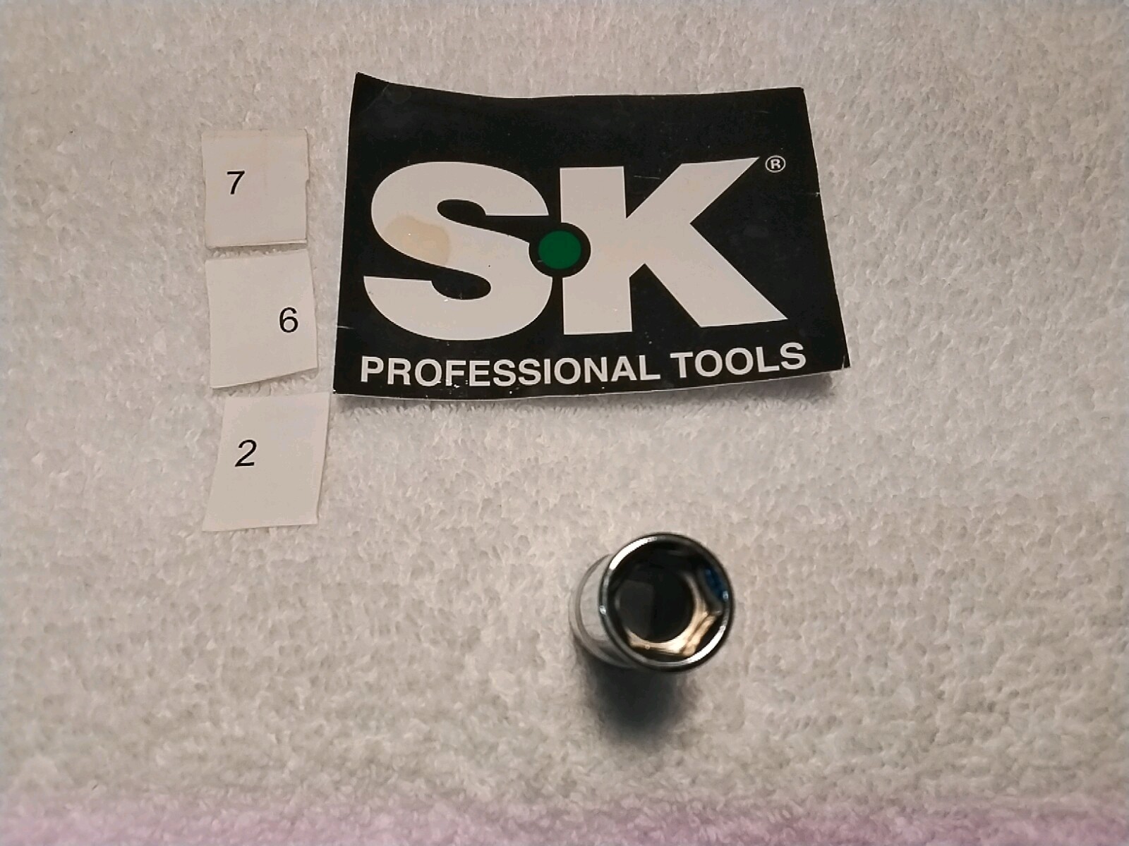 S-K 8411 11mm 3/8" DRIVE SOCKET 6PT SOCKET USA 🇺🇸