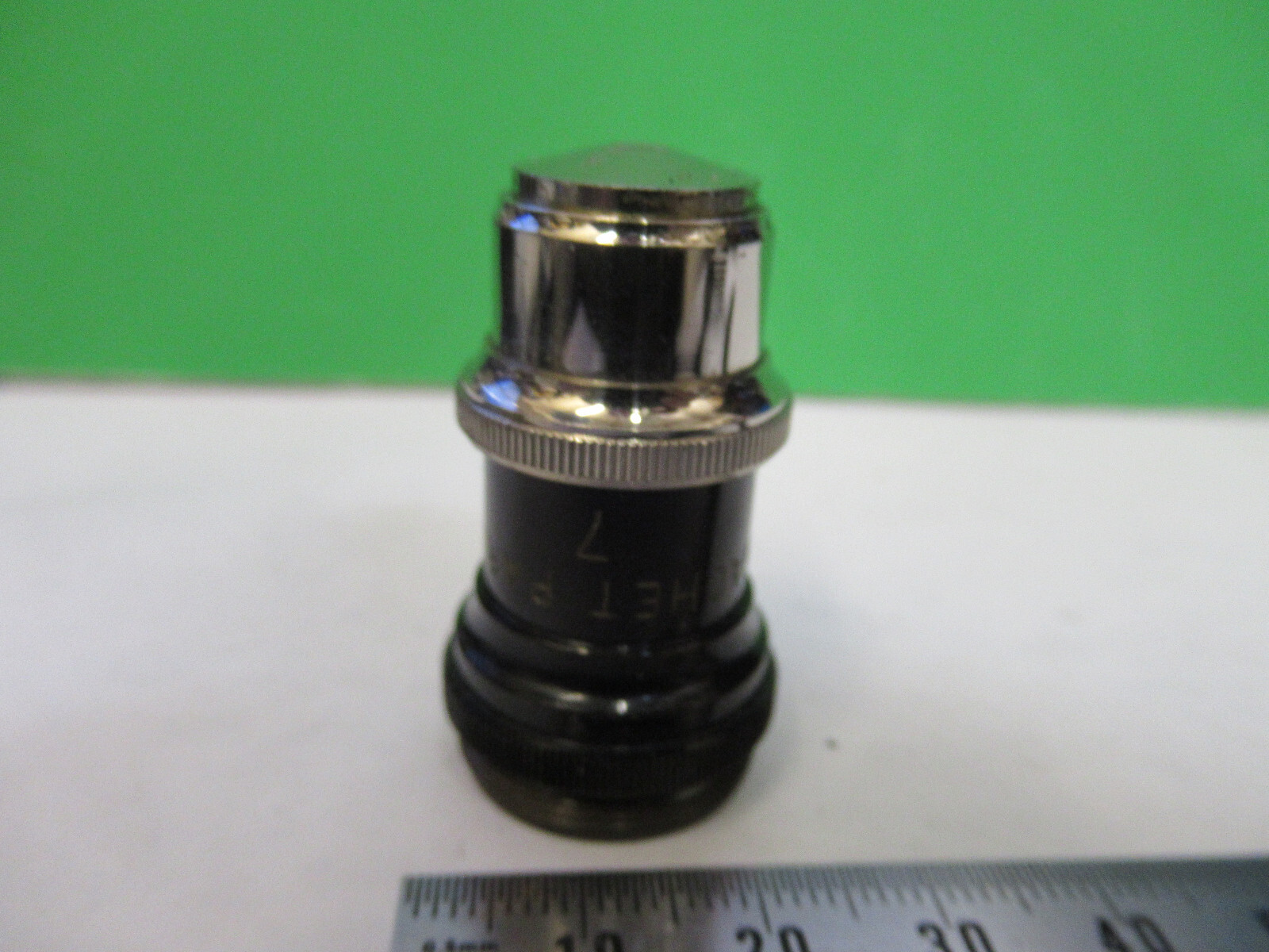 ANTIQUE NACHET PARIS "7" OBJECTIVE LENS MICROSCOPE PART AS PICTURED X2-A-28