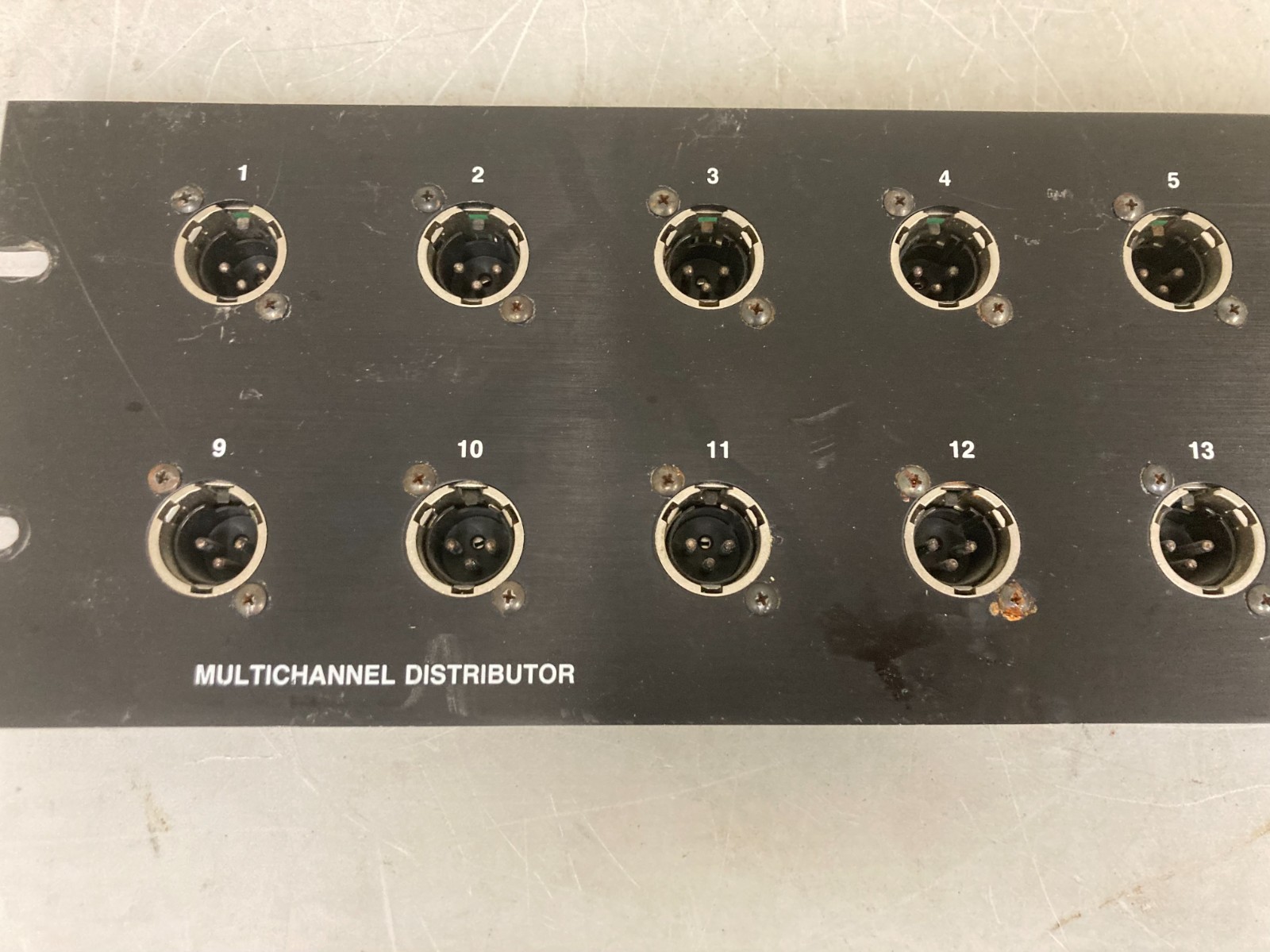 XLR patch panel MULTICHANNEL DISTRIBUTOR" Expansion Module 2pcs