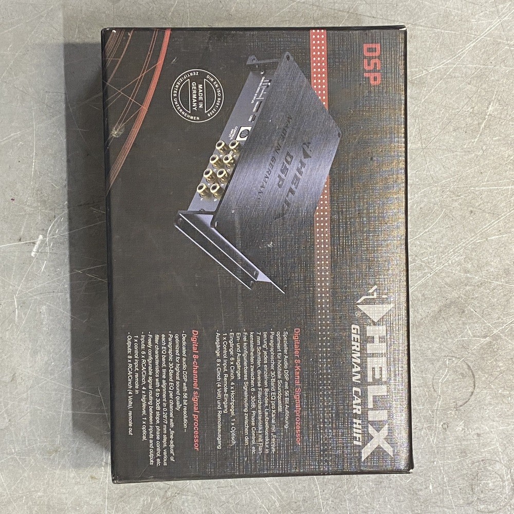 HELIX DSP 8-Channel Digital Signal Processor German Car HiFi Audio Processor