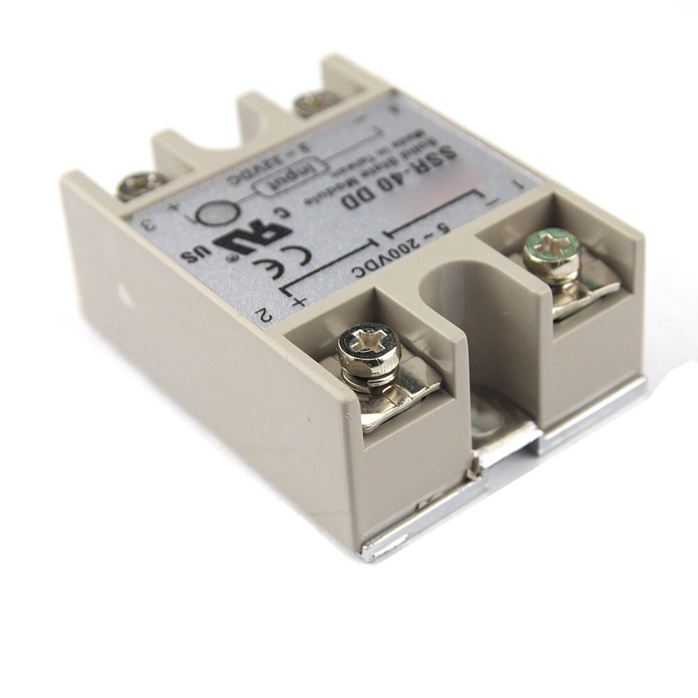 SSR-40DD DC-DC 40A Solid State Relay for FOTEK Input 3-32VDC Output 5-60VDC