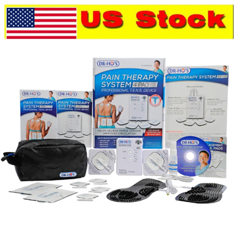 NEW Professional Dr. Ho's Pain Therapy System 4 Pads Foot Pain Relief Massager