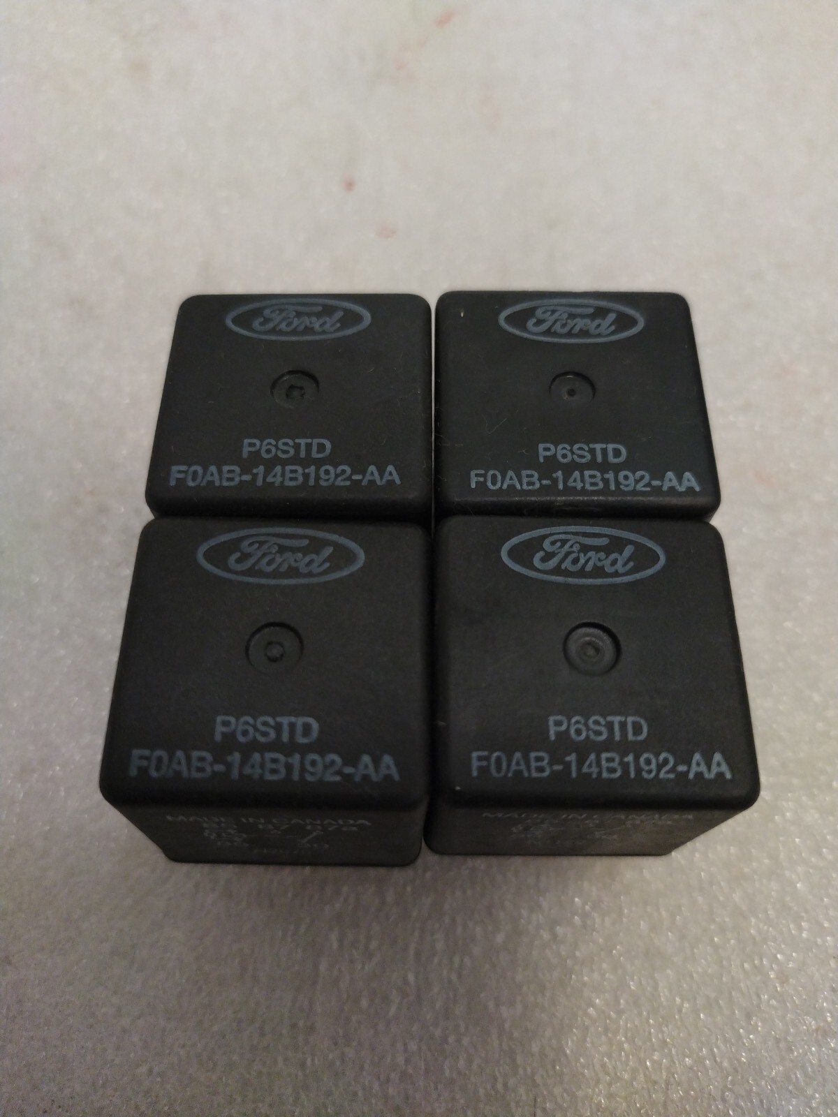 (4pc) Ford 5 Pin Relay F0AB-14B192-AA Tested OEM P6STD