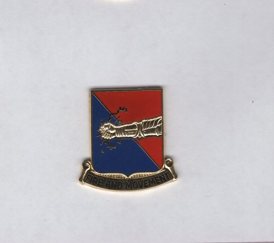 303rd Armored Regiment Armor Tank crest DUI badge c/b P-23