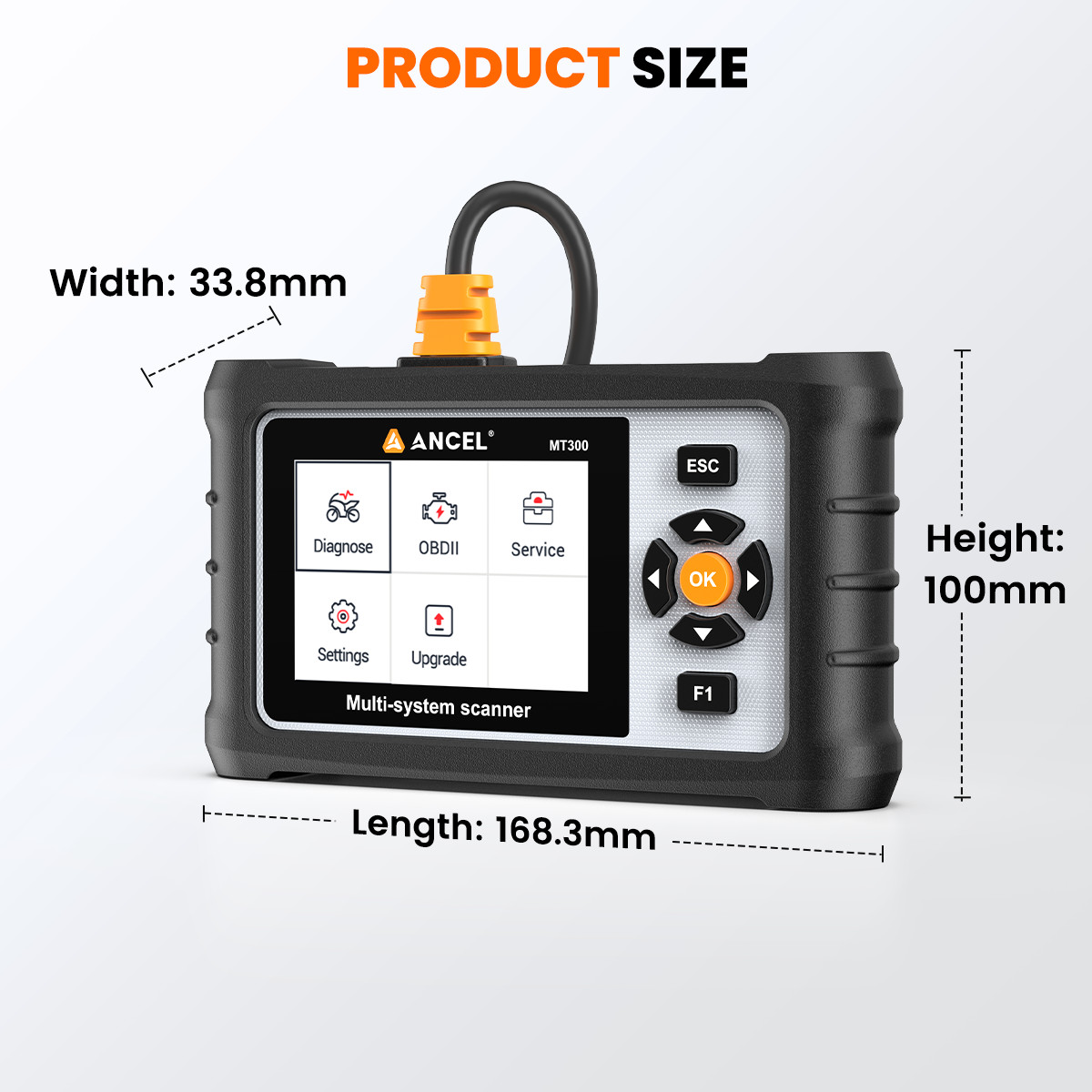 Motorcycle Scanner Full System Diagnostic Tool OBD2 Scanner for BMW Code Reader