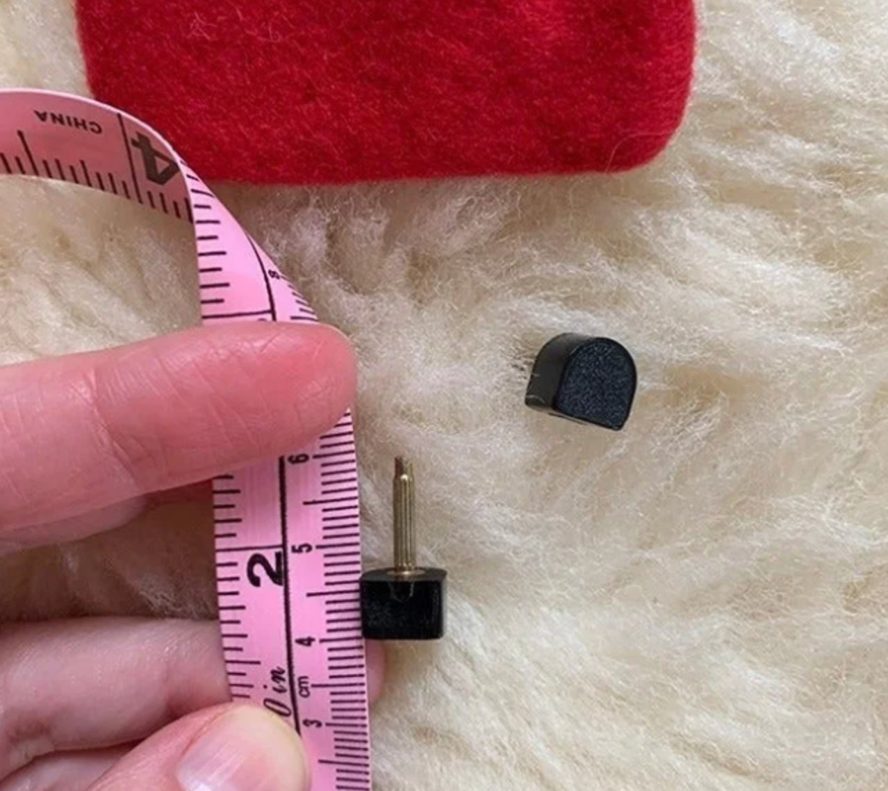 NEW Christian Louboutin Replacement Heel Black Protector Caps Tips 7mm