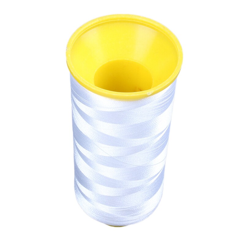 5000M White Polyester Thread Cones for Embroidery