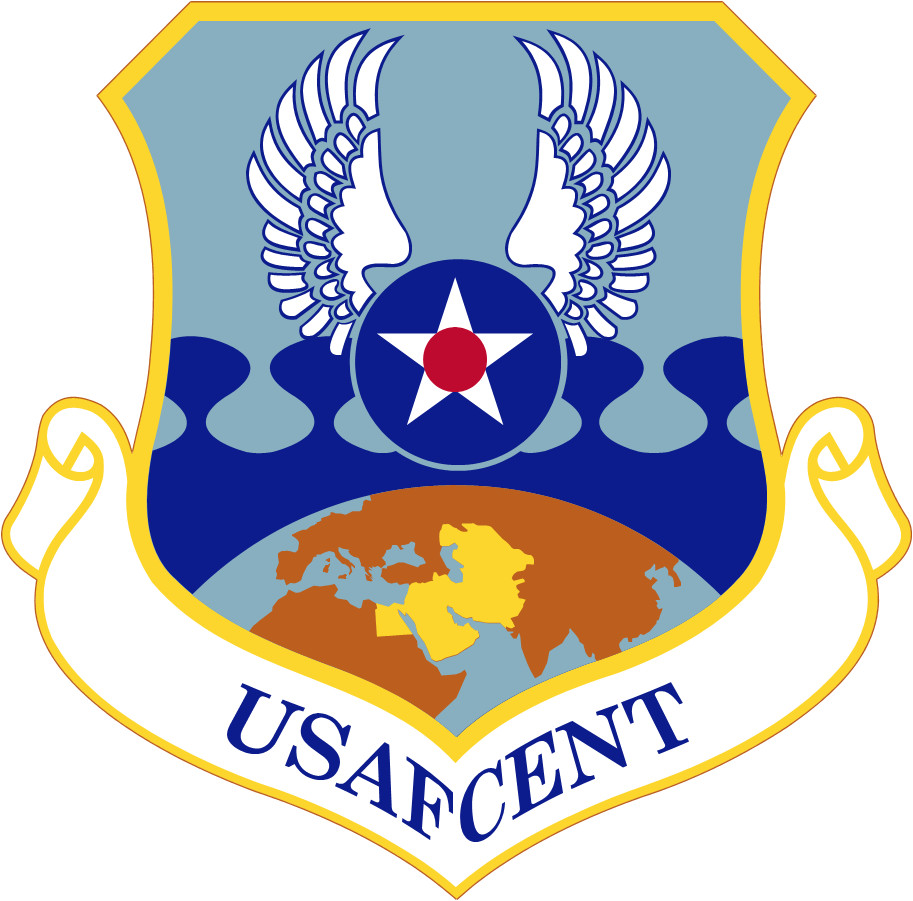 USAF Central Command Self-adhesive Vinyl Decal