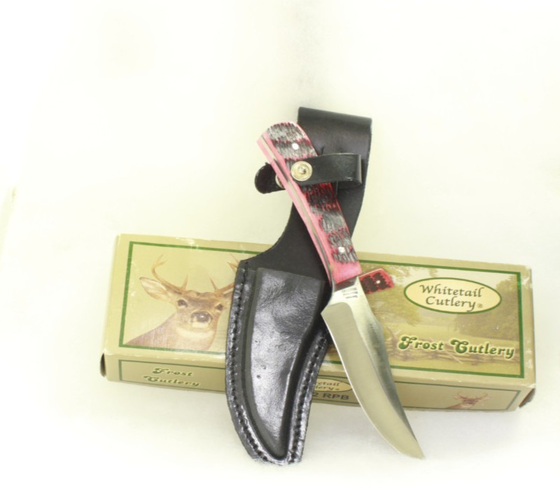 Frost Whitetail Cutlery Pocket Hunting Knife WT-542 RPB