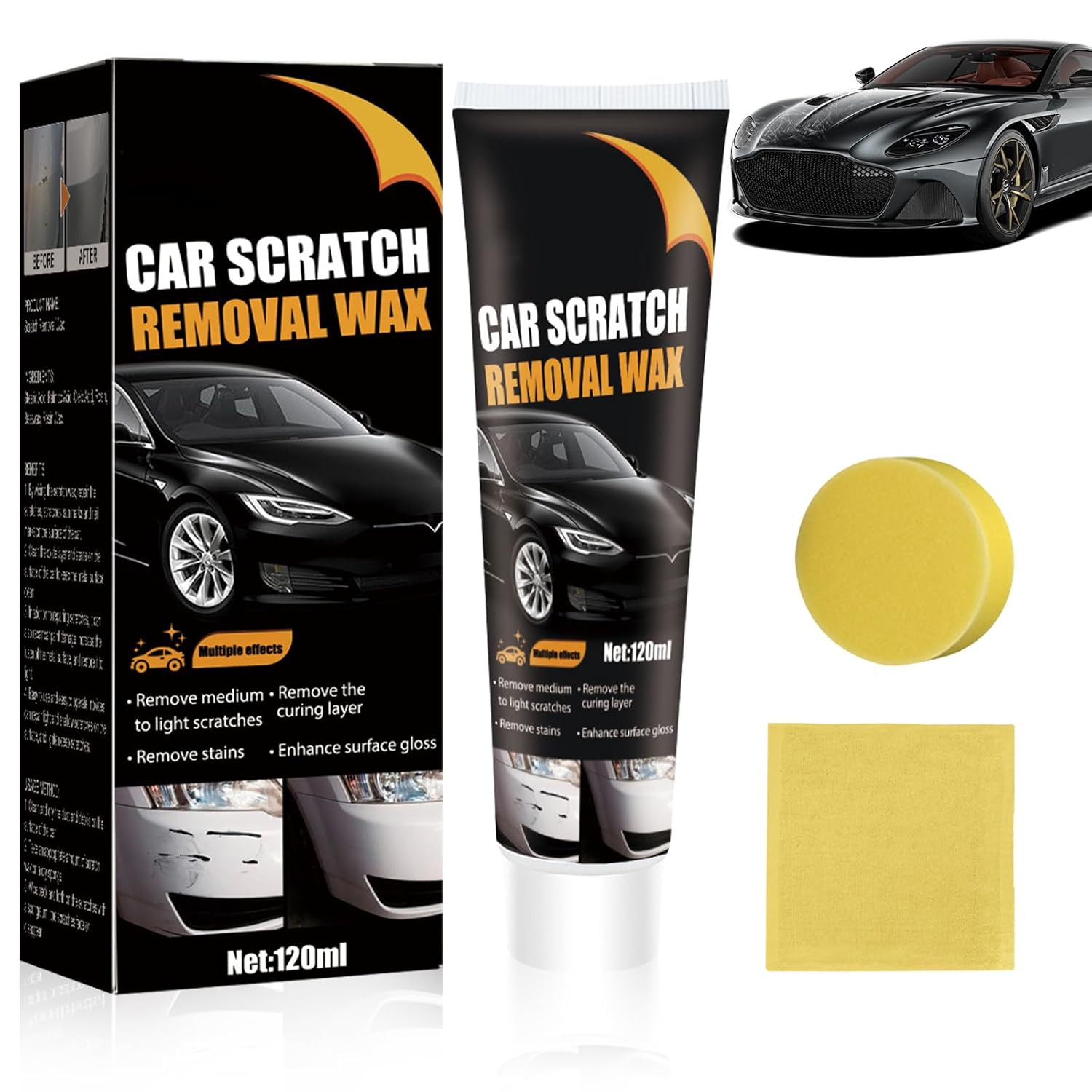 Scratch Remover for Vehicles, Upgrade Car Scratch Remover for Deep Scratches, Ca