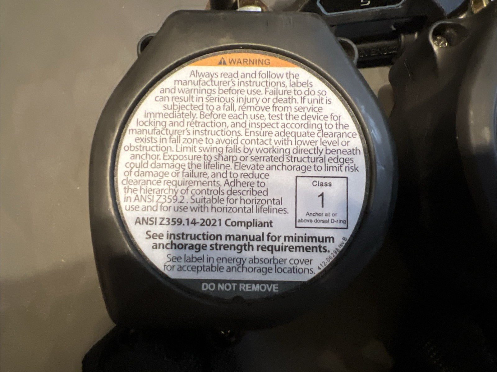 FallTech DuraTech Mini 6’ SRL MFG DATE June 2025
