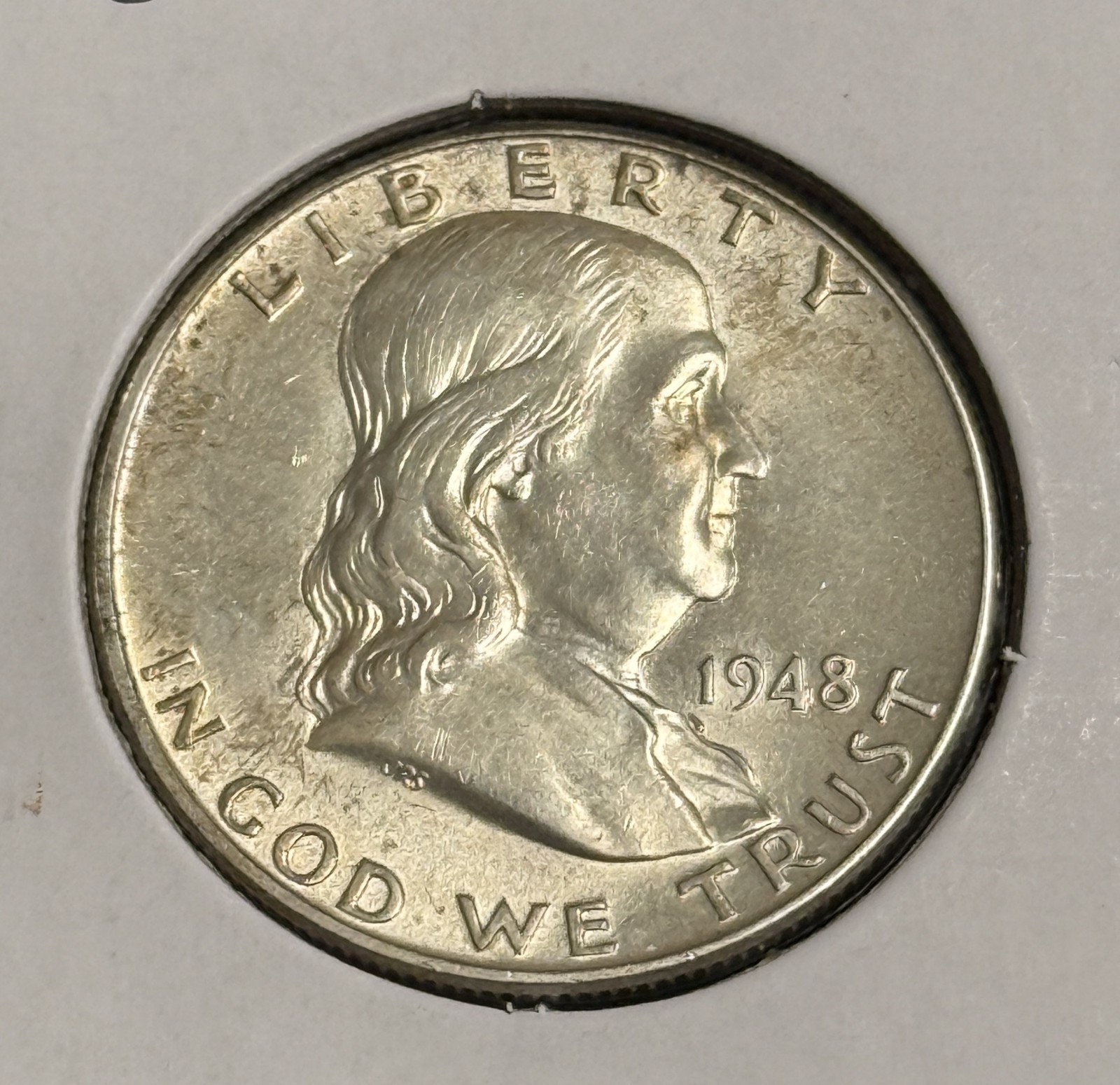 1948 Franklin Half Dollar, Uncirculated, (21950)
