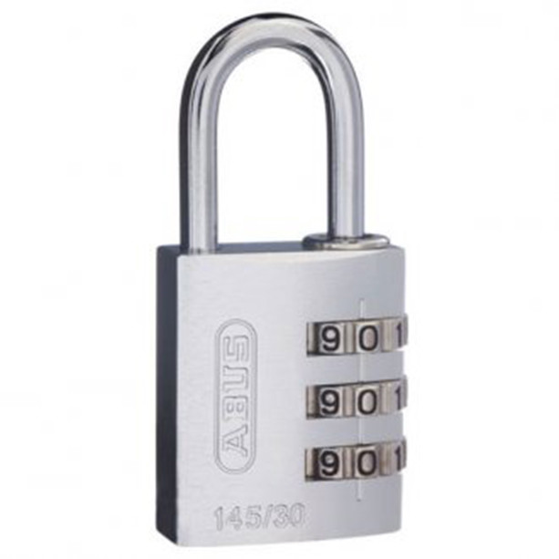 ABUS Combination Padlocks - Resettable 30mm x4 BULK LOT High quality - SILVER