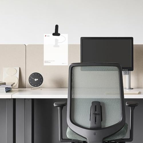 2 Pack Adjustable Paper Holder for Typing, Strong Clip-On Document Stand with