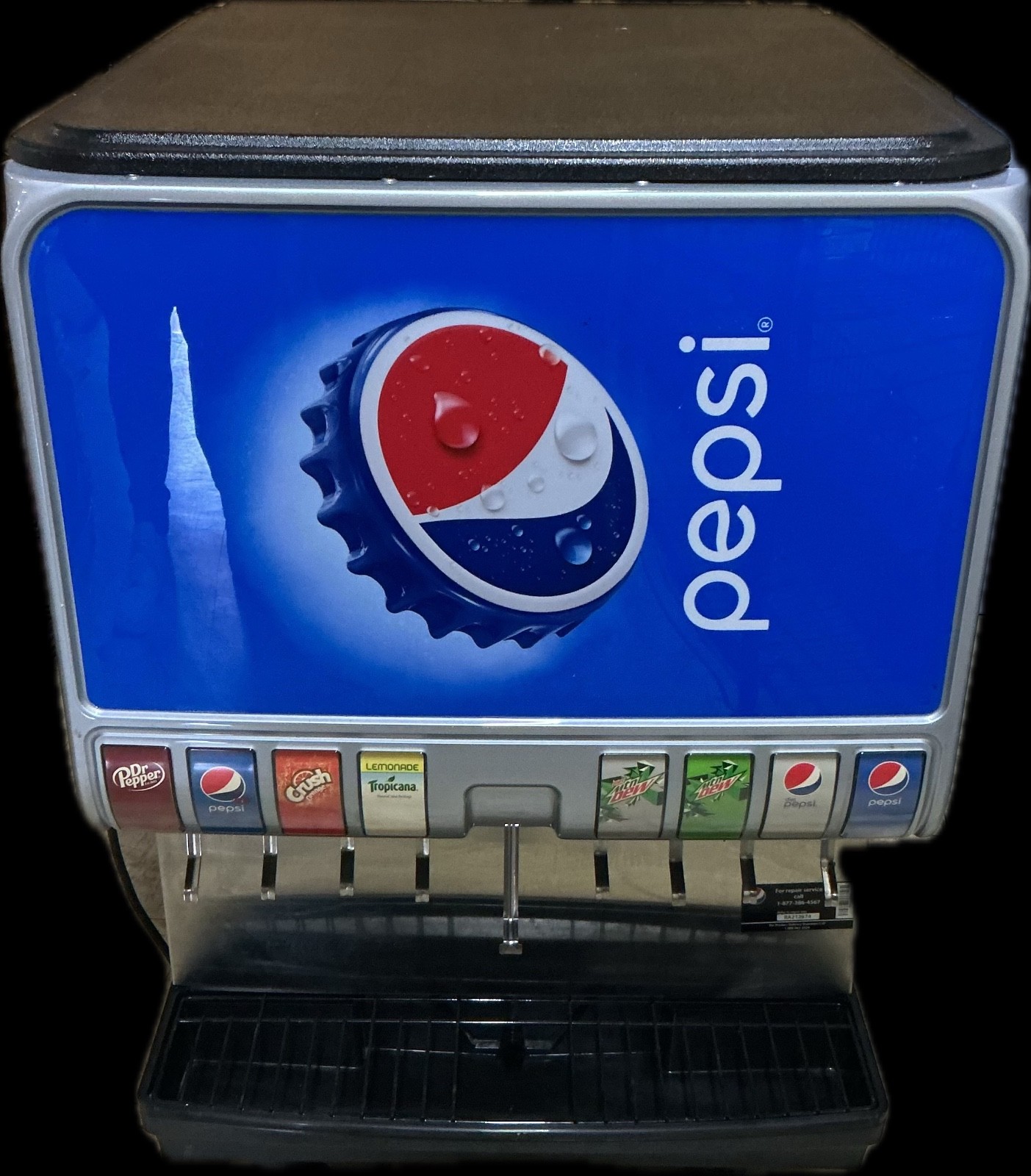 8-Flavor Ice & Beverage Soda Machine Fountain System