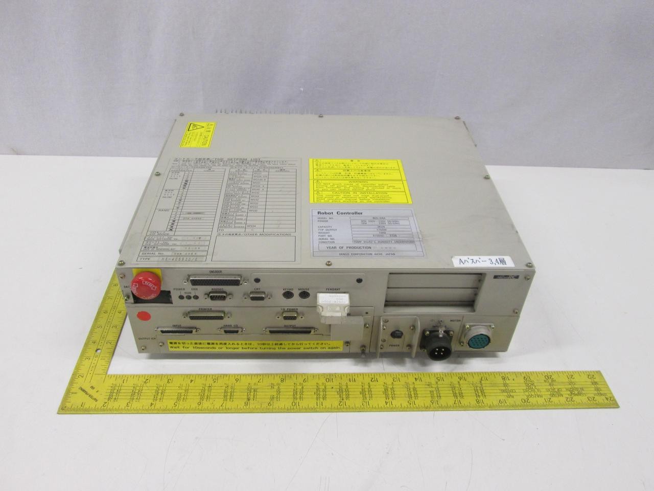 DENSO HS-40552D/E RC5-H4A 410000-7720 ROBOT CONTROLLER T64108