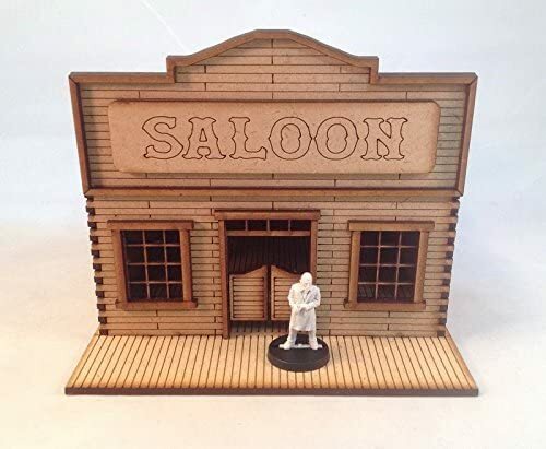 Saloon 28mm Terrain Western Tombstone Desperado Legends Knuckleduster MDF