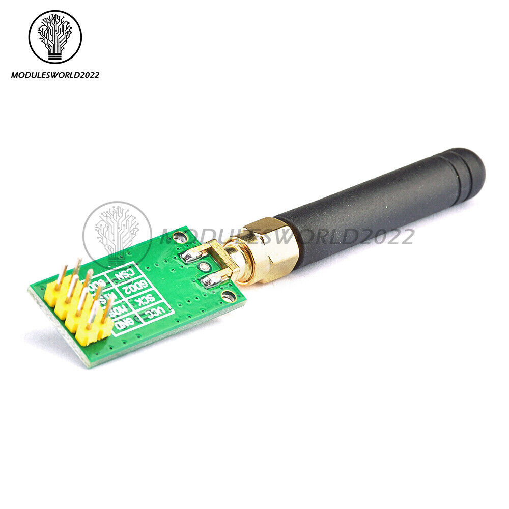 1/2/5/10PCS CC1101 Wireless Transceiver 433MHz + SMA Antenna Wireless Module