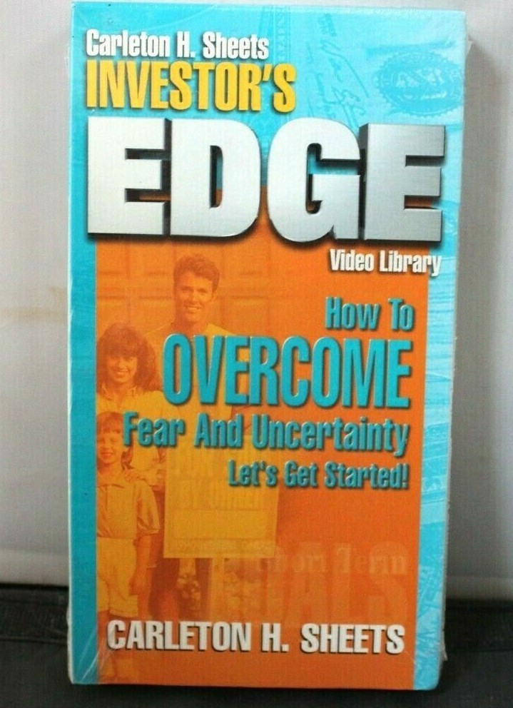 VHS Tape Brand New Carleton H. Sheets Investor's Edge How To Overcome Fear &