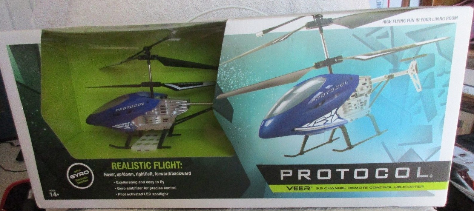 New in Box Sealed VEER Protocol 3.5 Channel Remote Control Helicopter