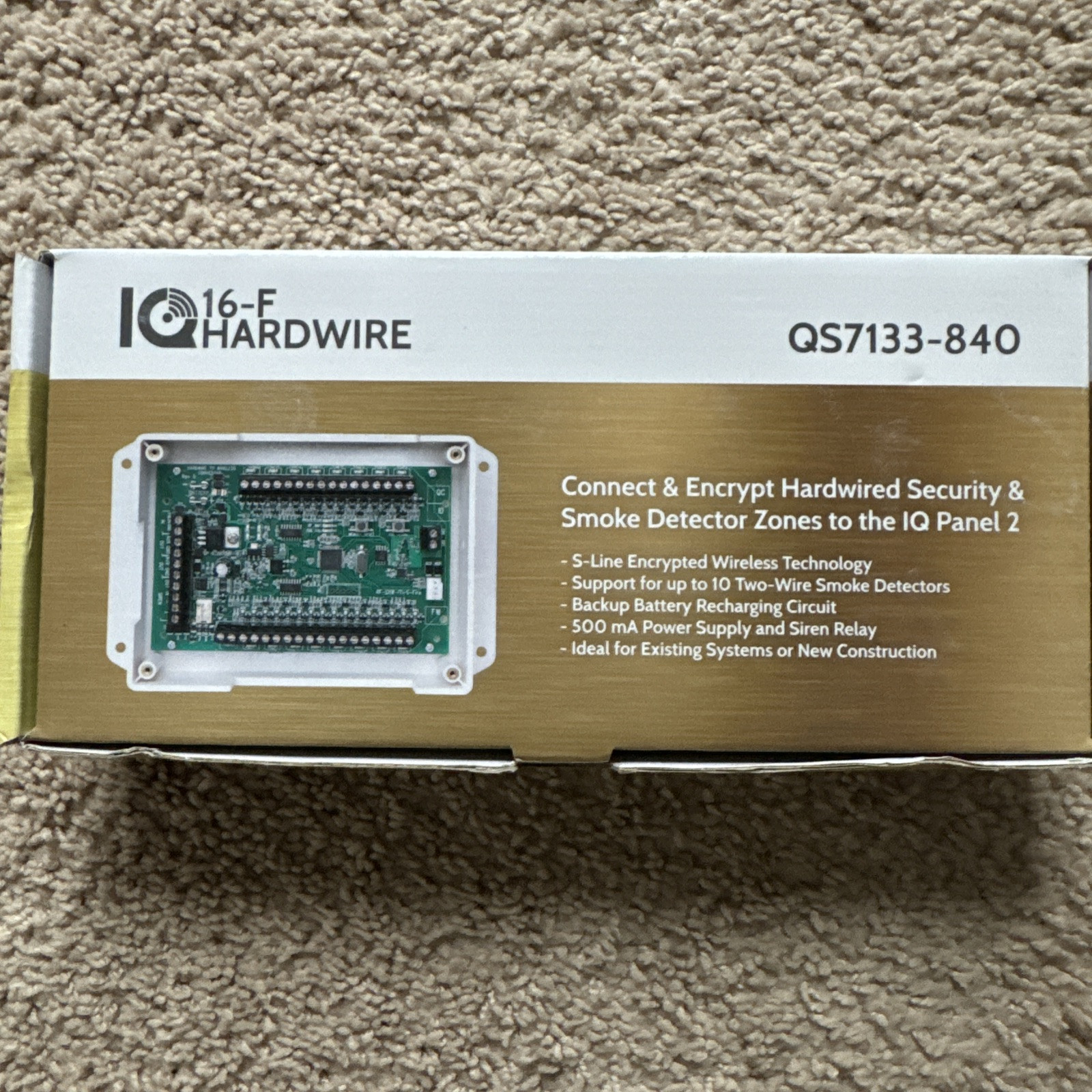 Qolsys QS7133-840 IQ Hardwire 16-F Wireless Converter