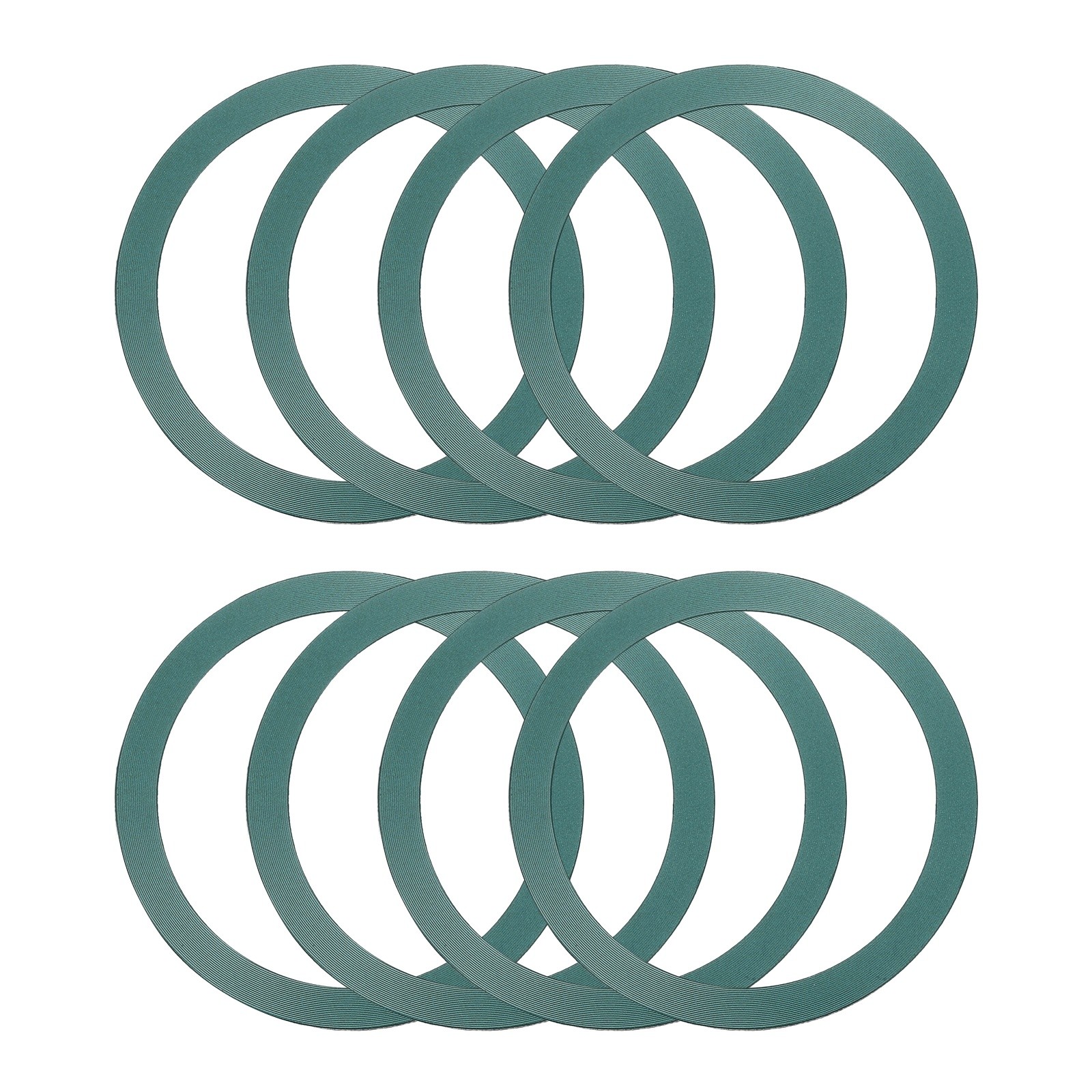 8Pcs Magnetic Adapter Ring, Magnetic Wireless Charger Conversion Kit, Green