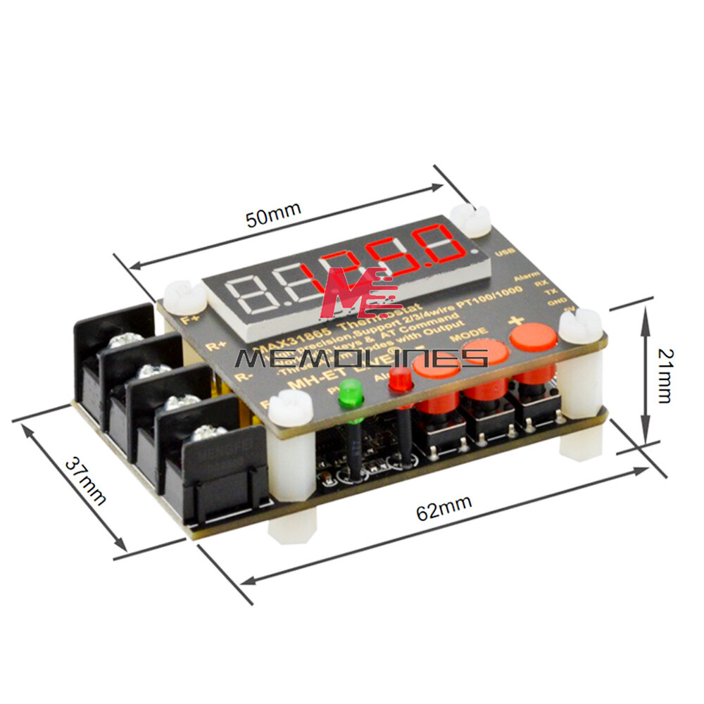 MAX31865 High Precision Isolated Temperature Collector Module PT100 Serial Port