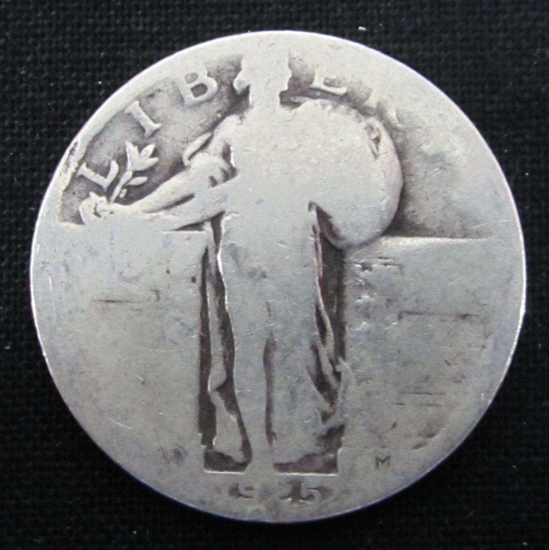 1925 (P) Standing Liberty Silver Quarter - Circulated - Actual Coin L548