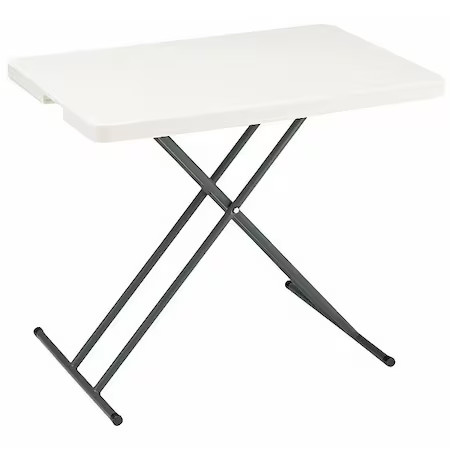 Iceberg 65490 Indestructable Classic Personal Folding Table, Platinum Granite
