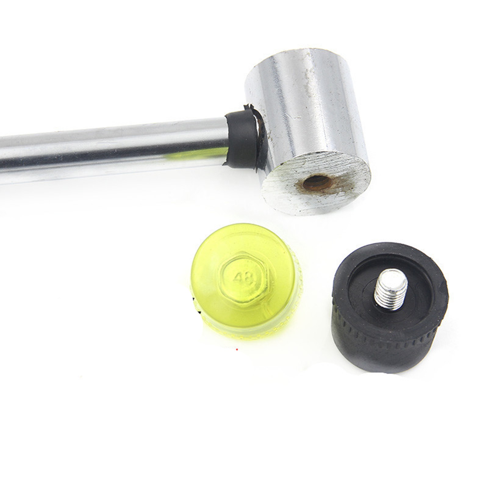 For Craft Making 25mm Two-Sided Mallet Hammer with Nylon Rubber Heads Design