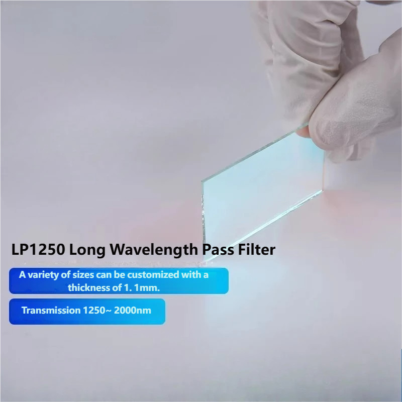 1PC LP1250 Coated Longpass Filter1250nm Longwave Pass High Infrared Transmission