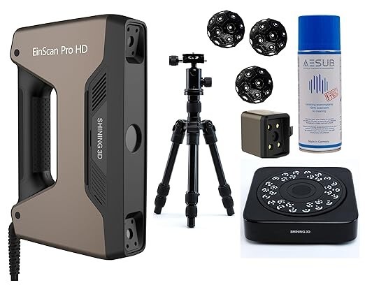 Shining3D EinScan Pro HD Handheld 3D Scanner | Industrial Pack + Color Pack HD