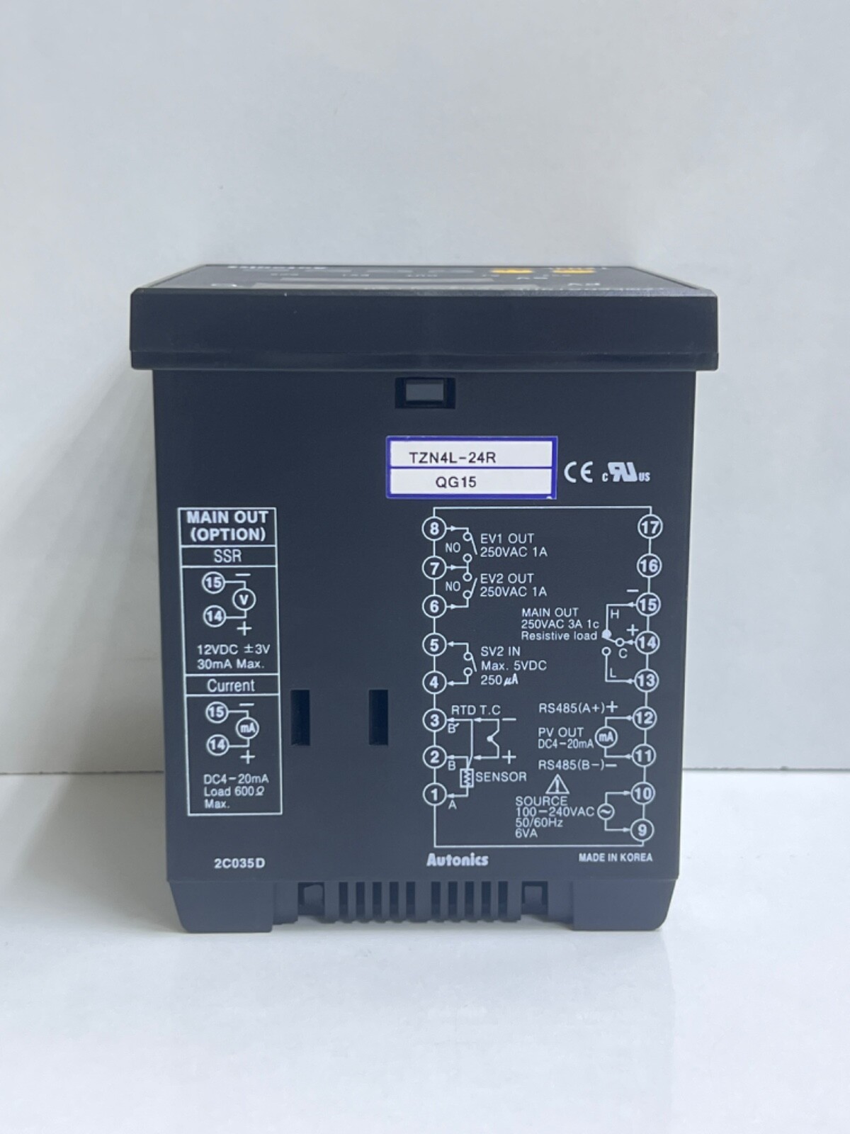 AUTONICS TZN4L-24R TEMPERATURE CONTROLLER