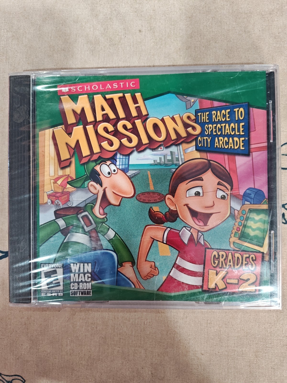 Math Missions: The Race to Spectacle City Arcade Grades K-2 (PC, 2003) CD-ROM