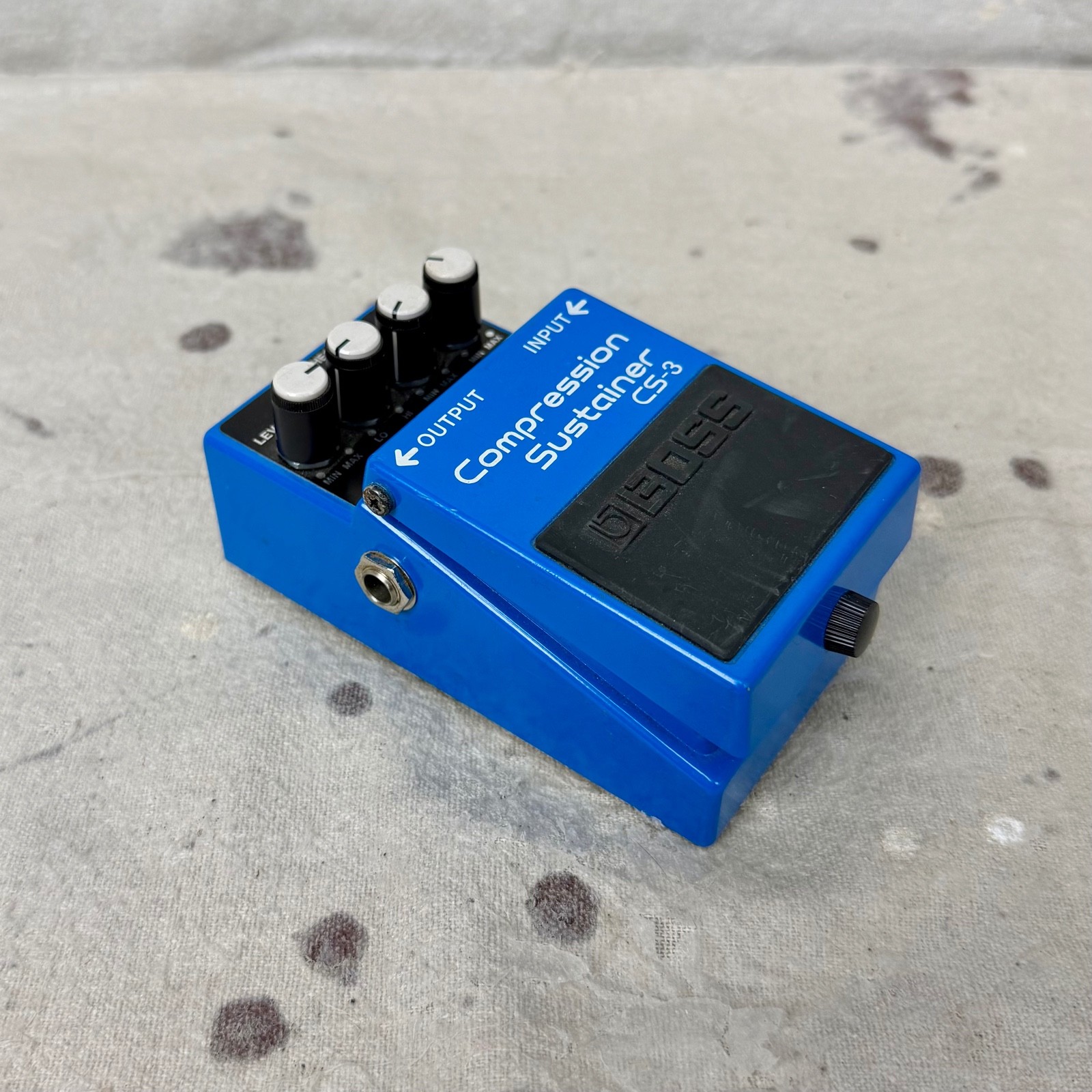 Used Boss CS-3 Compression Sustainer Guitar Pedal-Blue