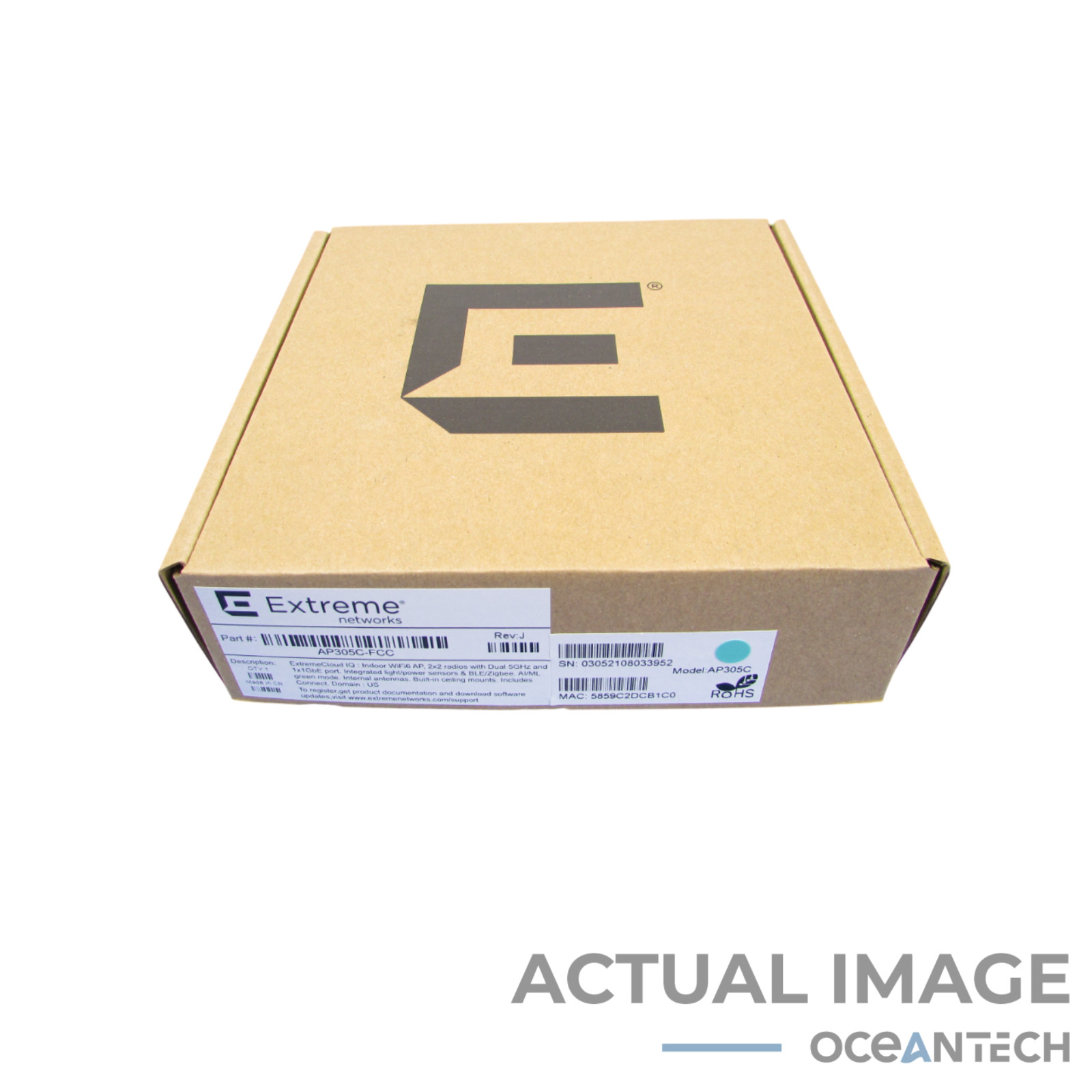 New Extreme Networks AP305C WiFi 6 Dual-Band Wireless Access Point AP305C