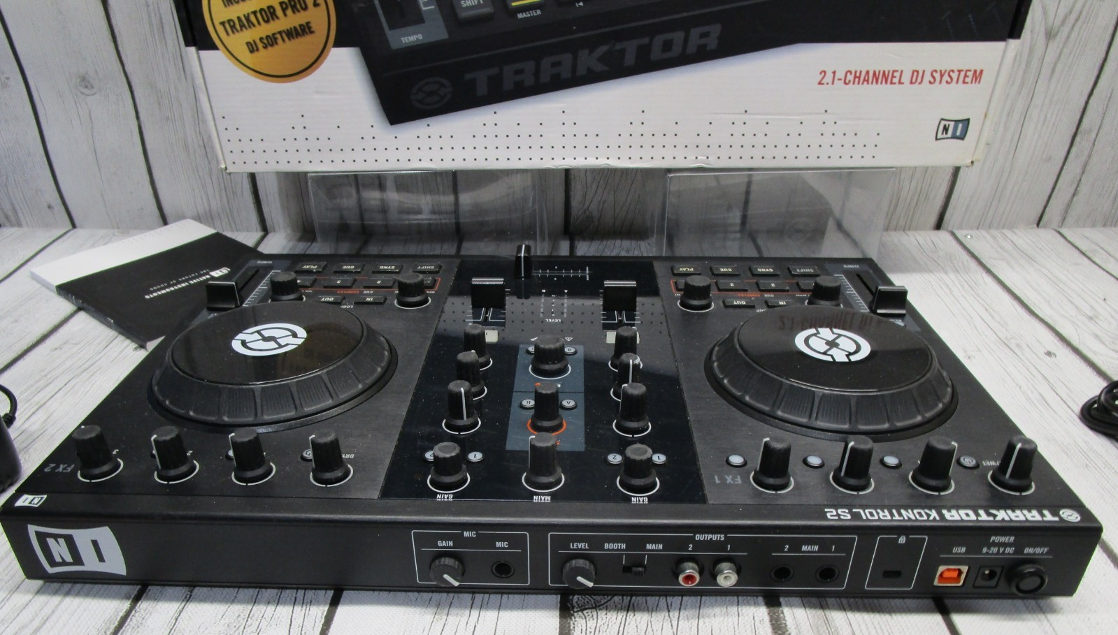 Native Instruments Traktor Kontrol S2 MK1 DJ Controller wPSU USB in Original Box
