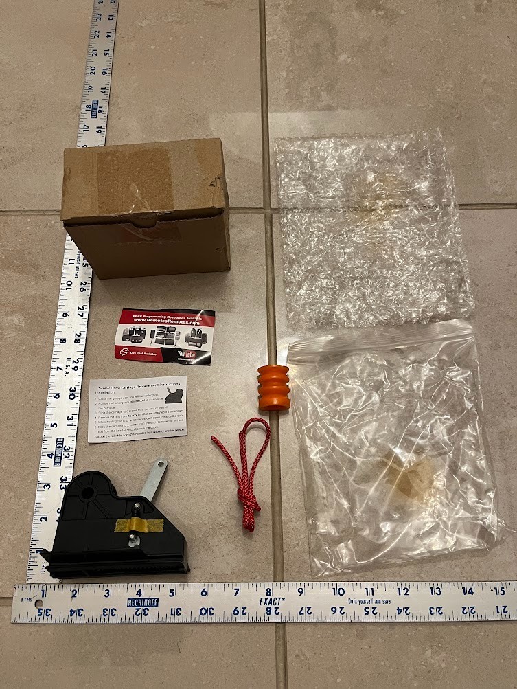 NEW -for 34107R OEM Genie Screw Drive Carriage 36179R 20414R Garage Door Opener