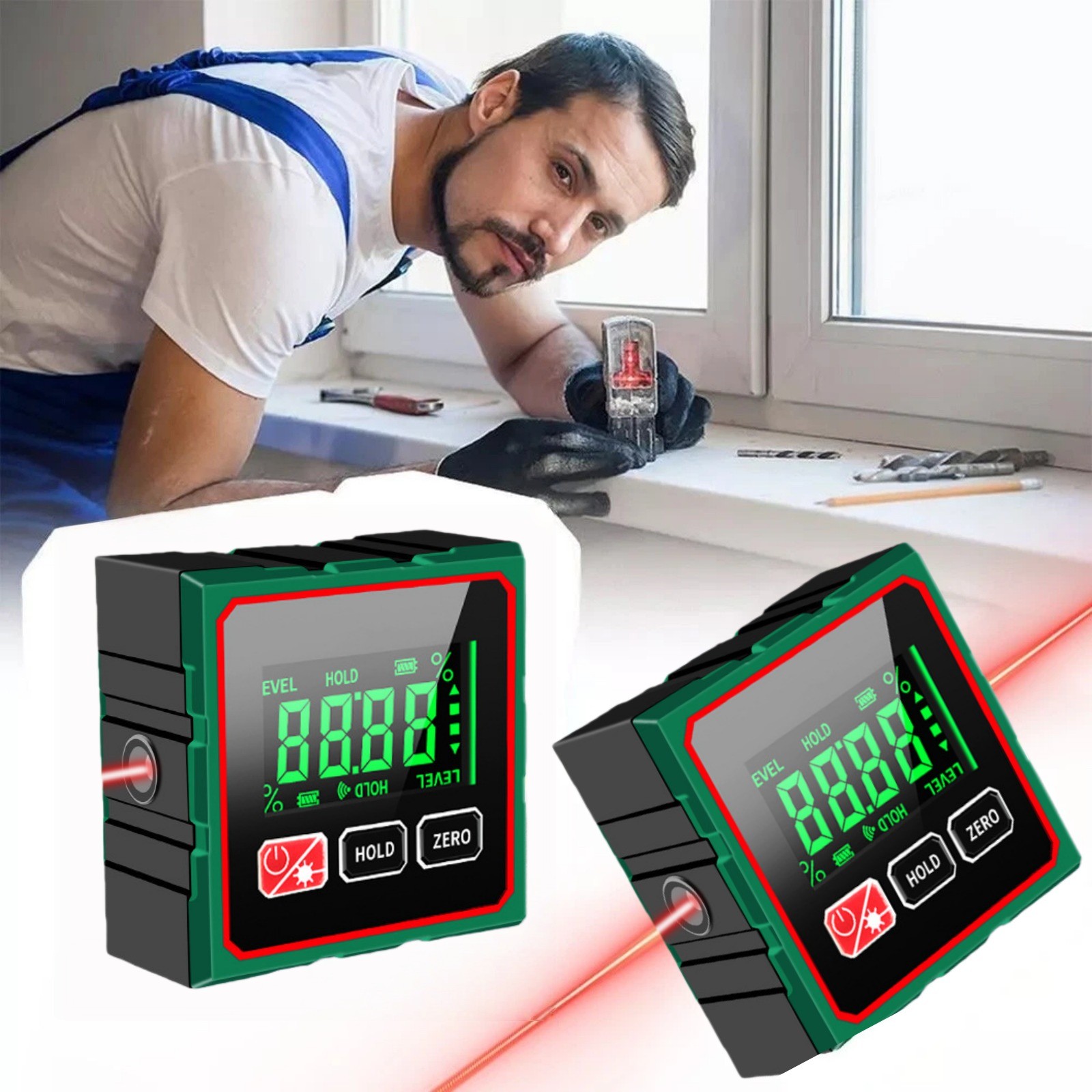 For Mechanical Use Digital Inclinometer Electronic Laser Tool High-Quality