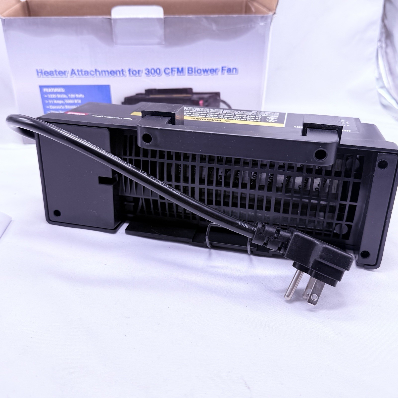 MASTERCOOL BLACK HEATER ATTACHMENT FOR 300 CFM BLOWER FAN, 20300-HTR, 1320 WATTS
