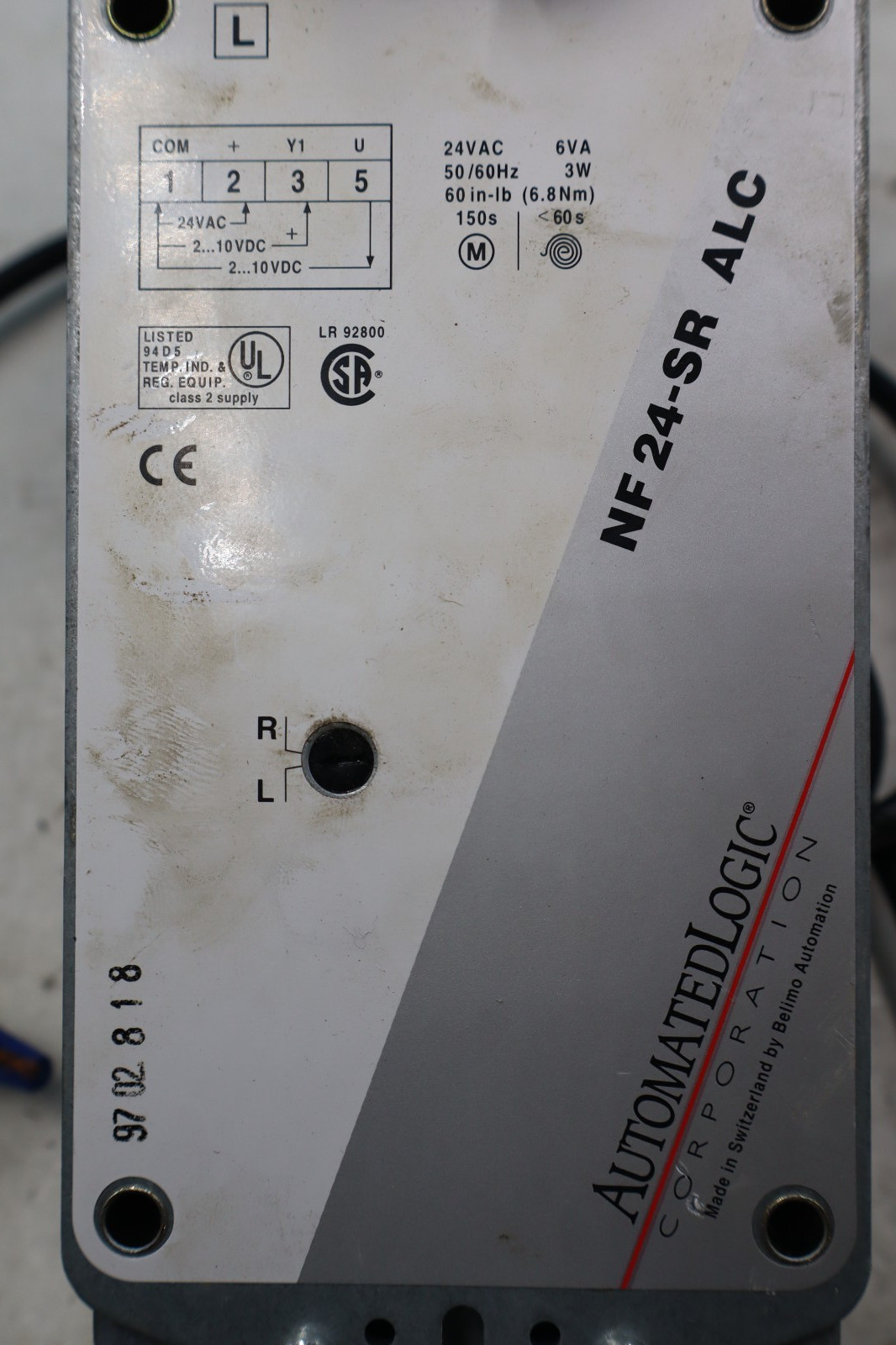 NF 24-SR ALC Damper Actuator Automated Logic
