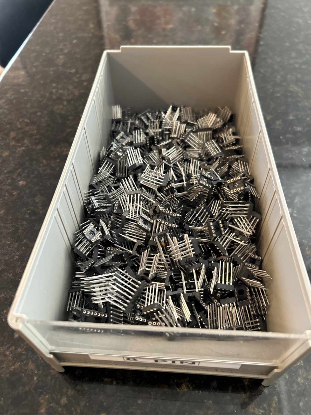 IC SOCKET, 8 PIN DIP SOCKET, WIRE WRAP, Screw Machine, Tin, Gold