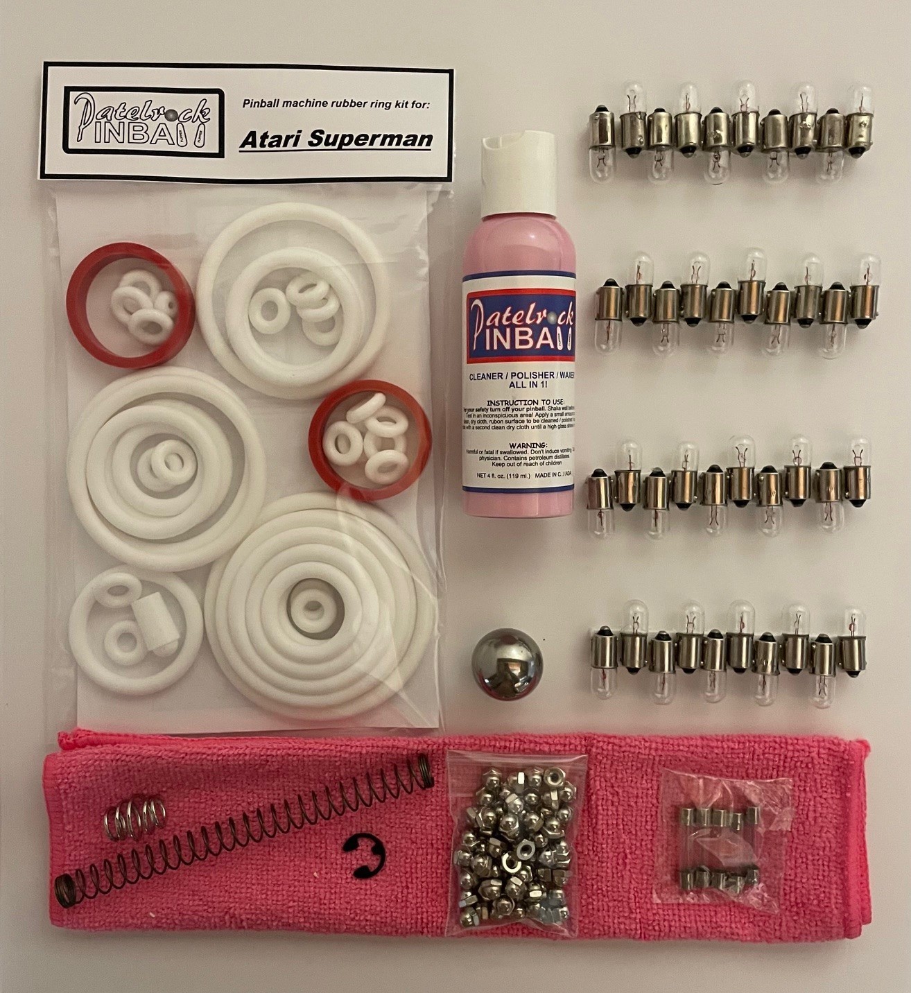 1979 Atari Superman Pinball Machine Maintenance Tune Up Kit