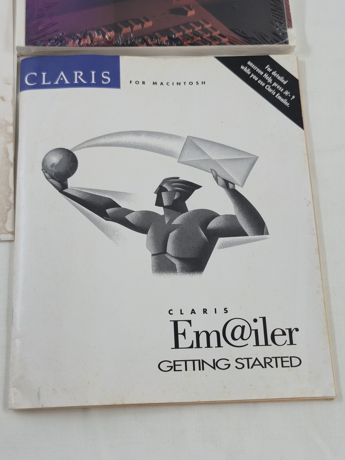 VINTAGE Claris Em@iler Email Software & ClarisWorks Getting Started Manual Mac